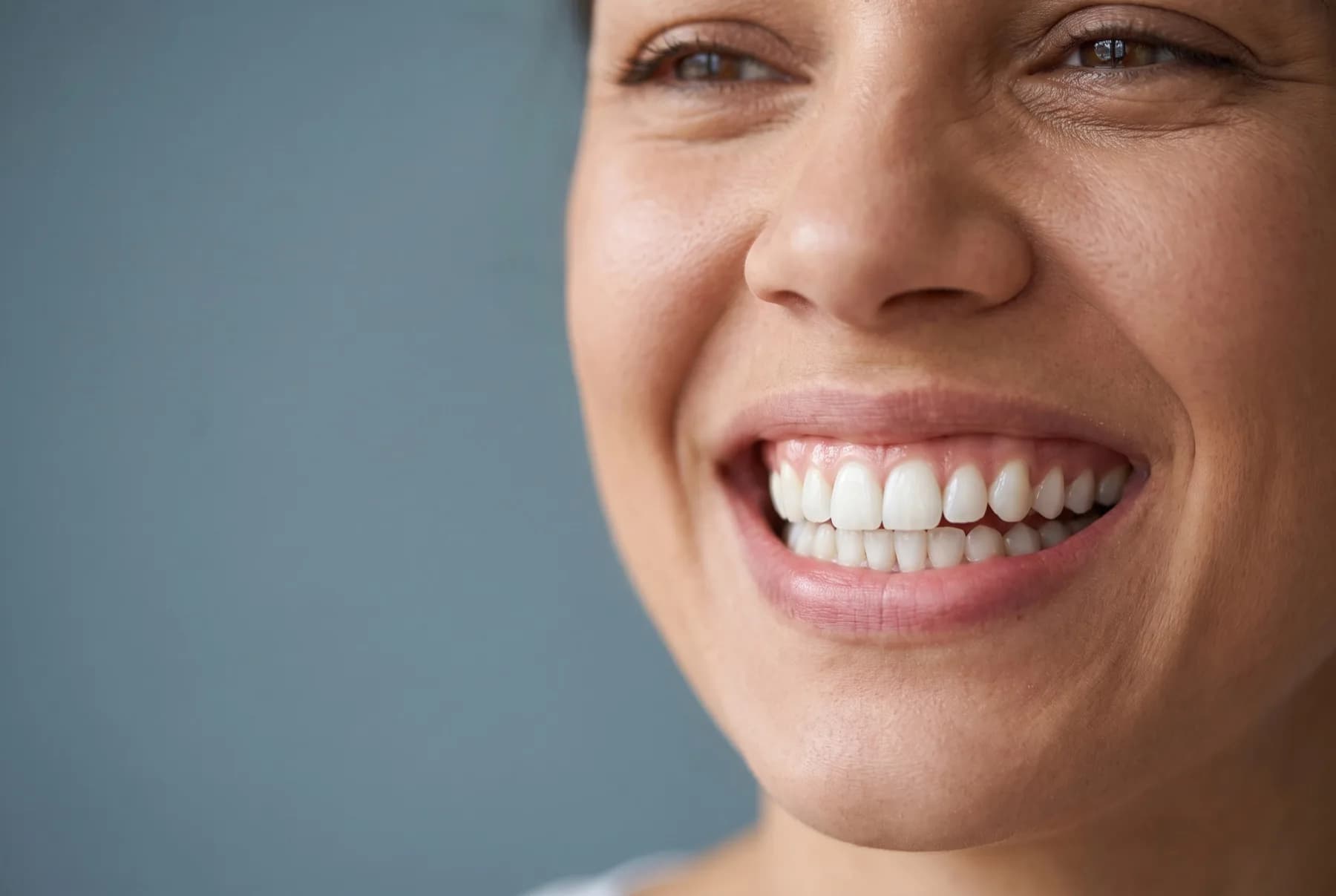 A bright, healthy, natural smile